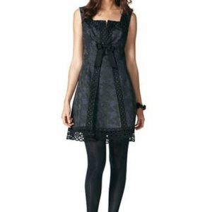 ANNA SUI FOR TARGET Purple Black Lace Party Dress
